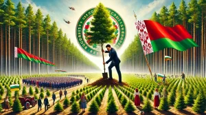 Президент сажает дерево